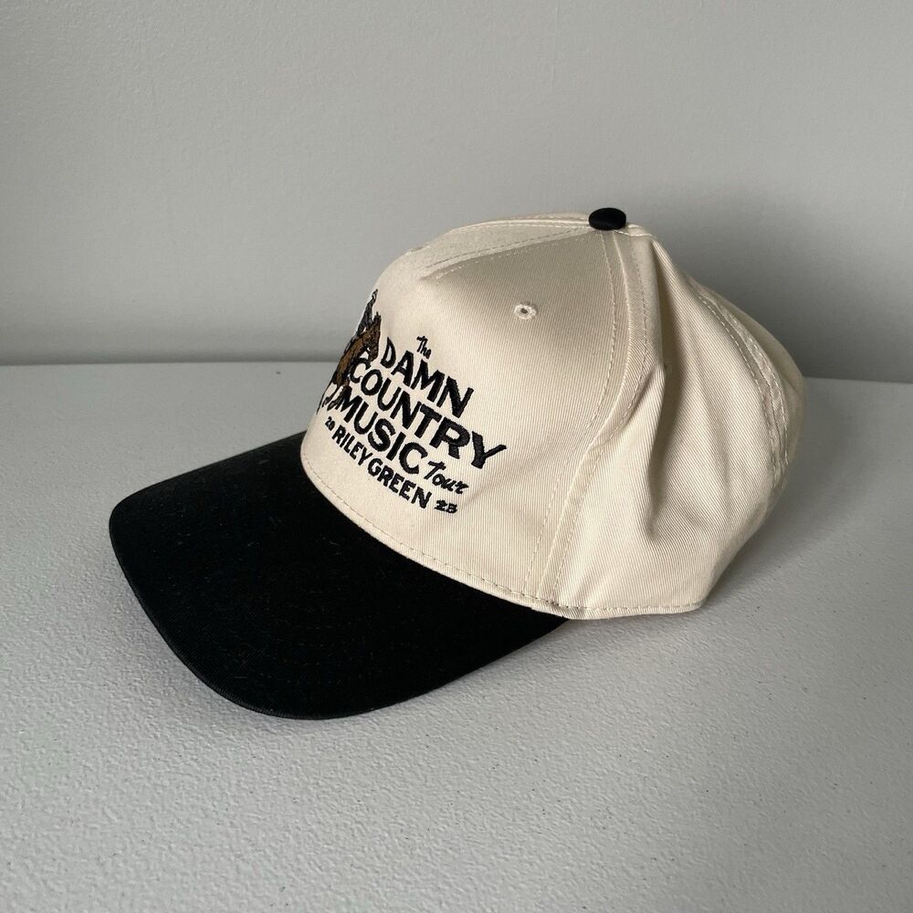 Riley Green 'The Damn Country Music Tour' Snapback Hat Cap Official Tour Merch